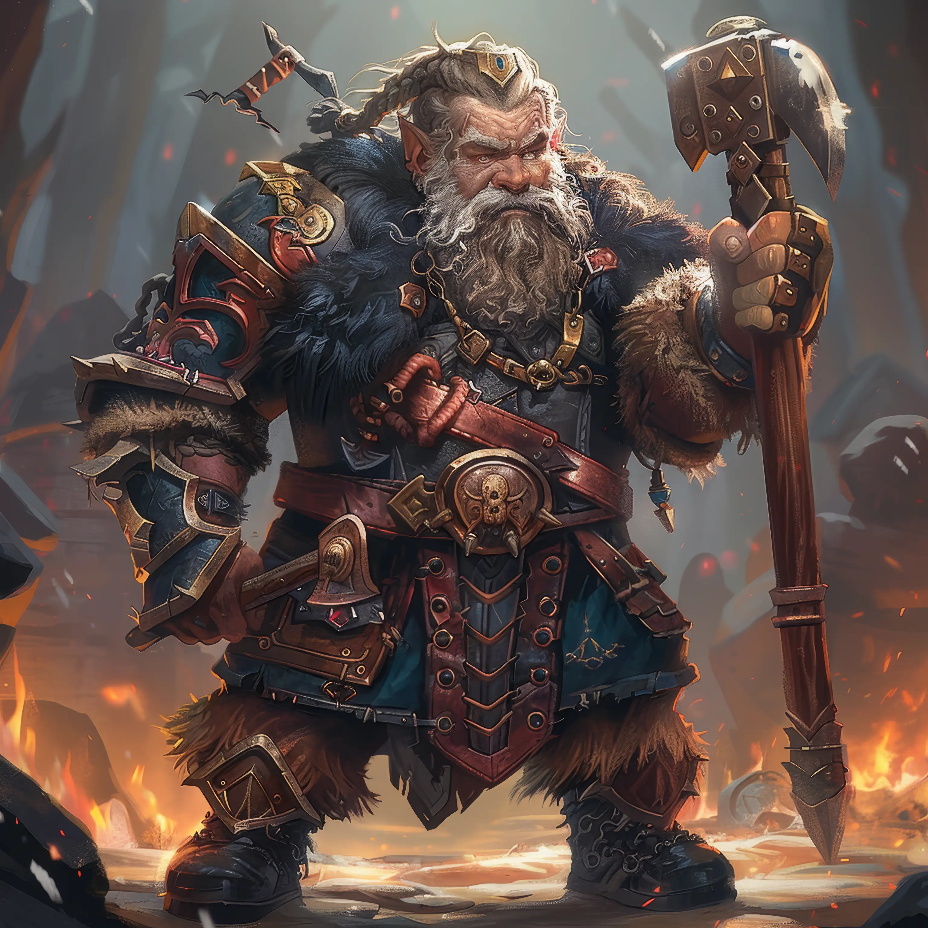 Portrait de Nain - Guerrier